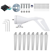 HUIZHITENGDA 12000W Portable Horizontal Wind Vertical Turbine Generator Kit,Efficient Renewable Energy 12V-220V Off-Grid Power Power Winds Turbine Kit W/Controller,24v