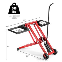 XXParts Lawn Mower Lift Jack for Tractors & Zero Turn Riding Lawn Mowers 500lb Capacity, Replacement for Husqvarna OEM, BLACK