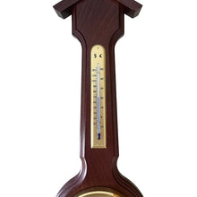 Fischer Sheraton Weather Station, Thermometer, Barometer & Hygrometer 555 x 165 mm - 4673-34 (Rustic Oak)