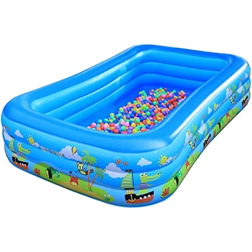 AQIANGJY Paddling Pool Durable Folding Inflatable Pool, Blow Up Pool for Summer Water Fun Kids Family Outdoor Indoor Activity, Oversized Backyard Pool Inflatable Swimming Pool