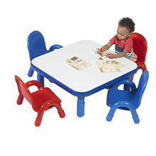 Children's Factory Angeles BaseLine Kids Table and Chair Set Blue-Red