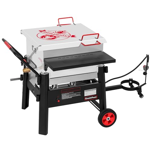 Creole Feast CFB1001A 90 QT Crawfish Boiler Black