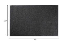Deflecto Indoor/Outdoor Entrance Floor Mat 36" x 60" Charcoal
