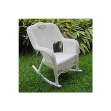 International Caravan Furniture Piece Resin Wicker Indoor/Outdoor Rocker