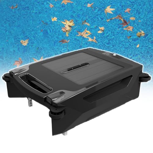 Piefeak Automatic Solar Pool Vacuum Cleaner with Auto-Escape and Auto-Turn, Solar Powered Pool Vacuum, with Solar and Rechargeable Dual Mode