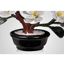 Dntum Artificial Bonsai Tree Feng Shui Jade Bonsai Style Jade Flower Decoration for Living Room TV Cabinet Bonsai Porch Decoration Creative Decoration Simulation Bonsai Trees