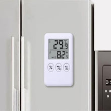 ASWRTYJO ABS Electronic Thermometer Hygrometer Indoor Kitchen Refrigerator Digital Display Watch Strap Stand