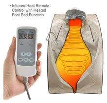 Complete Portable Home Sauna Therapy Kit Remote Control Relaxation