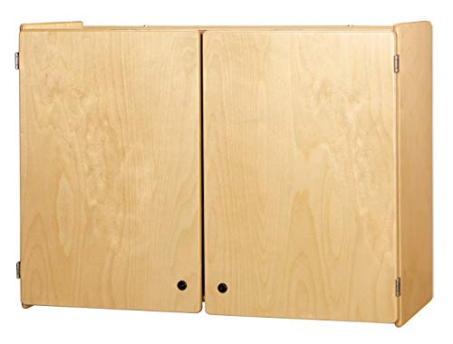 Jonti-Craft Lockable Wall Cabinet Yellow