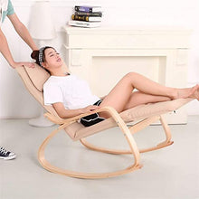 Rocking Chair Comfortable Relax Rocking Chair Lounge Chair with Cotton Fabric Foldable Rocking Chair (Color : Green) (Green)