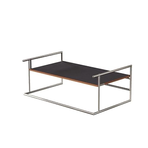Chicken Couch End Table Coffee Table Nordic Style Retro Stainless Steel Sofa Side Table Multifunctional Low Table Desk Corner Tables for Living Room(B)