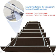 HOFUNTRE Wave Canopy Awning，Retractable Pergola Shade Cover，Outdoor Wave Sun Shade，Resist Falling Objects, Protect Safety, Stable and Reliable, Effective Sun Protection(W:2.5m/8.2ft*L:11m/36ft)