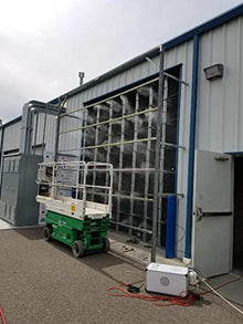 Industrial Misting System - with 1500 PSI High Pressure Pump - 3/8 Inch Stainless Steel Misting Line - for Industrial Cooling, Data Center Cooling (40 Nozzles - 80 Ft 3/8 Stainless Steel Mist Line)