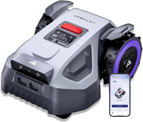 ANTHBOT M9 Robotic Lawn Mower, 1/4 Acre Wire-Free NRTK & Vision
