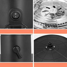 Electric Smokeless Grill with 360° Rotating Tray for Home and Camping – 14-Inch Touch Screen Bbq,Temperature 80–280°c,Timer 1–80 Minutes