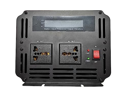PDOLIGBDN UPS Backup Inverter 5KW 5000W 12V 24V Modified Sine Wave with Battery Charging Function (Color : 50HZ, Size : 48V-110V)
