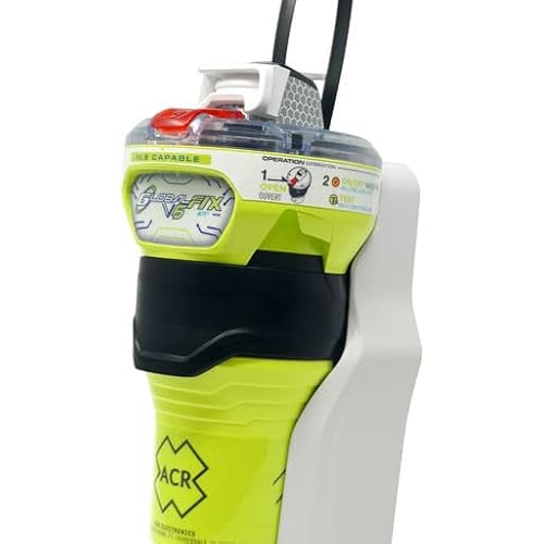 ACR GlobalFix V6 GPS EPIRB SOS with Manual Release Bracket - Global Coverage & 10 Year Battery Life