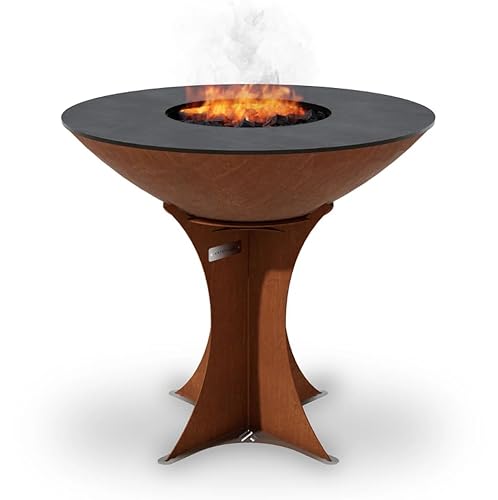 ARTEFLAME Charcoal BBQ Grill and Fire Pit Bundle with 5 Accessories