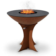 ARTEFLAME Charcoal BBQ Grill and Fire Pit Bundle Black