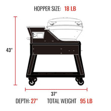 recteq Pellet Grill RT-380BD Bullseye Deluxe, WiFi Enabled Electric Pellet Smoker Grill, BBQ Outdoor, Smoke, Sear, and More