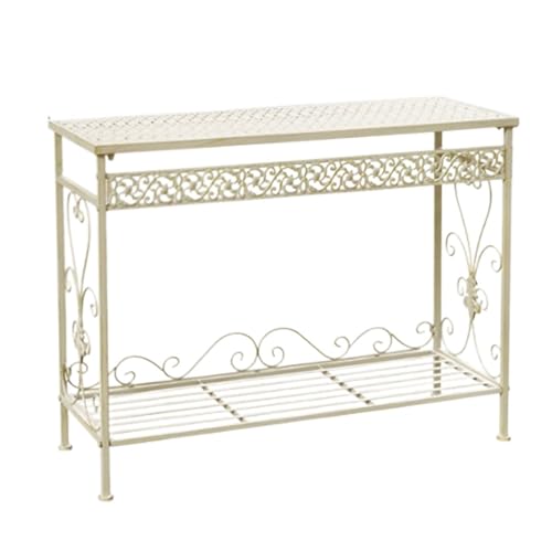 JOTDPFRYK French Flower Pot Stand Palace Style Flower Rack Metal Planter Shelves Large Multiple Flower Pot Holder Rack Vintage Plant Shelf Durable Plant Display Rack for Corner Balcony Garden