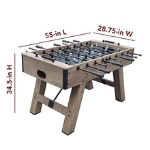 Hathaway Braxton 55-in Competition Foosball Table Barnwood