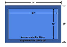 Loop-Loc 12' x 24' Rectangle Super Mesh Pool Safety Cover Blue