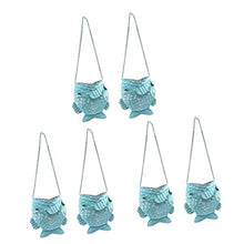 8 pcs Planter Fish Decoration Container Flowerpot Metal Creative Iron Shaped Flower Holder Pendant Wall Suspension Decor Arrangement Basket Art Hanging Wall-Mounted Rack (As Shownx3pcs 18X7CMx3pcs)