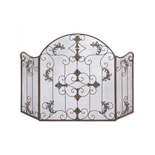 Fireplace Screen Warm American Rural Style Fireplace Screen Built-in Iron Frame Fireplace Screen for Living Room Fireplace Screen