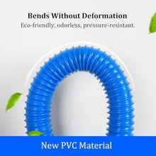 Blue PVC Plastic Hose, L1-10m, Pipe Diameter 30-300mm Industrial Vacuum Cleaner Hose, Household PVC Collection Dust for Factory Indoor Office Ventilation Carpentry Vacuuming(3m,Dia 100mm)