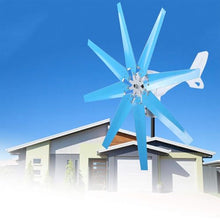 Eastnmythet Magnetic Levitation Wind Turbine 12000W with Controller, Blue 10 Blades Wind Turbine Generator Kit for Home, Farm, RVs, Boats,48V