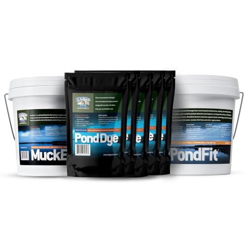 Bjornsen Natural Pond Treatment Pack Midnight Blue, One Acre, Pond Care