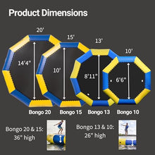 RAVE Sports Bongo Water Bouncer 15 Foot Blue/Yellow