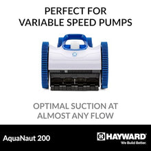 Hayward AquaNaut 200 Suction Pool Cleaner, Automatic Pool Vacuum (2 Wheel)