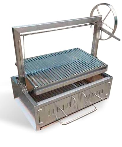 SDI Factory Direct Built In Stainless Steel Outdoor Charcoal BBQ Parrilla Santa Maria Grill Spit Stainless Steel