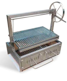 SDI Factory Direct Built In Stainless Steel Outdoor Charcoal BBQ Parrilla Santa Maria Grill Spit Stainless Steel
