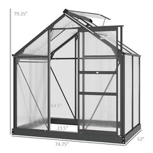 Heavy Duty Polycarbonate Greenhouse Kit for Outdoor Use