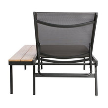Christopher Knight Home John Outdoor Chaise Lounge with Side Table (Set of 4), Gray