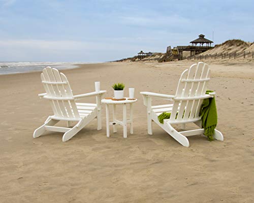 TREX Cape Cod Folding Adirondack Chair Set with Side Table