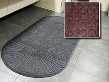 FloorGuard Heavy Duty All Purpose Entrance Mat Diamond 6' x 18' Burgundy