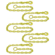 Brush Grubber BG-12 Tugger 6 Foot Steel Link Extreme Chain w/Anti Backlash Design, for Attaching Brush Grubber Tools to ATV/Lawn Tractor (5 Pack)