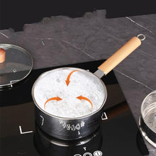 FJIESGKQ Uncoated Stainless Steel Milk Pot Household Complementary Food Small Pan Fried Instant Noodles