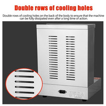 Countertop Vertical Rotating Rotisserie Oven,Automatic Rotation Vertical Kebab Grill,With Meat Catch Panand, Double Row Cooling Holes,360°All-Round Grilling,TripleHead-Black