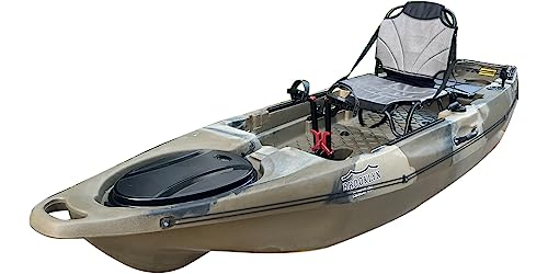 BKC PK10 Pedal Fishing Kayak - Paddle & Seat Included - Multiple