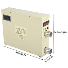 Hozee 5.5KW 220V Electric Pool Water Heater Water Heater Thermostat For Above Ground Inground Pool SPA Hot Tub Portable Pool Heater Electric Thermostat Heater Pump Swimming Pool Thermostat SPA Bath