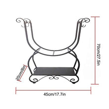 WXPWAMZ Firewood Rack Brackets with 4pcs Fireplace Tools Sets,Farmhouse/Outdoor/Inside Heavy Duty Wood Holder Rack,Fireplace,Stove and Fire Pit Accessory,