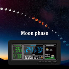 YWMLFZ Weather Clock LED Electronic Alarm Multi-Function Weather Indoor Thermometer