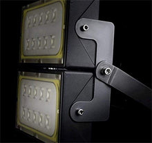 ZGHD Home Floodlight, High Power Super Bright Explosion Proof Spotlight Construction Site Projection Light IP66/65, Rechargeable Work Light (Color:Warm Light, Size:1000W)