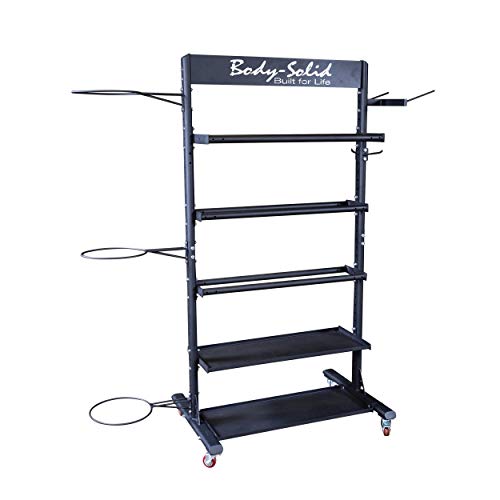 Body-Solid GAR250 Accessory Tower Black