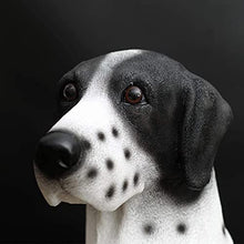AKSHVA Outdoor Statues for Garden, Front Porch Simulation Dog Statue Foyer Garden Decoration Courtyard Decoration Simulation Big Dog Animal Ornaments
